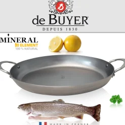 De Buyer Mineral B Element Vispan Ovaal 5651.36, 36x24cm
