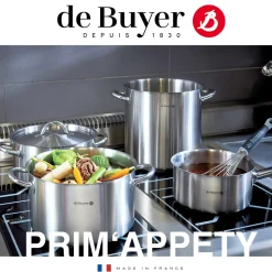De Buyer Prim'Appety Kookpan Hoog 3506.32, 32cm