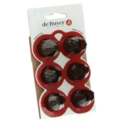 De Buyer Spuitmondjesset Gekarteld 4150.11, 6-delig