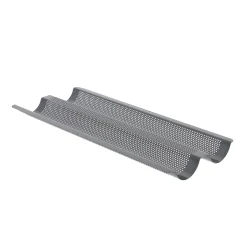 De Buyer Stokbroodbakplaat Geperforeerd 4713.02, 37x16cm