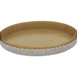 De Buyer Tartelette- en Quichevorm Geperforeerd met Uitneembare Bodem 3214.28, 28cm