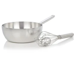 Demeyere Apollo 7 Bolle Sauspan met Cuisipro Duoklopper Garde, 20cm