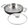 Demeyere Black 5 koekenpan + glasdeksel, 24cm
