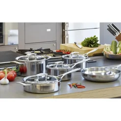 Demeyere Industry 5 Kookpan met RVS Deksel, 20cm