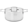 Demeyere Industry 5 Kookpan met RVS Deksel, 18cm