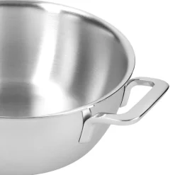 Demeyere Intense 5 Conische Braadpan met RVS Deksel, 24cm