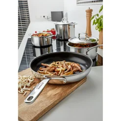 Demeyere Intense 5 Kookpan met RVS Deksel, 24cm