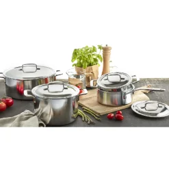 Demeyere Intense 5 Kookpan met RVS Deksel, 18cm