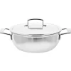 Demeyere Silver 7 Conische Sauteerpan met RVS Deksel, 28cm