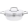 Demeyere Silver 7 Conische Sauteerpan met RVS Deksel, 24cm
