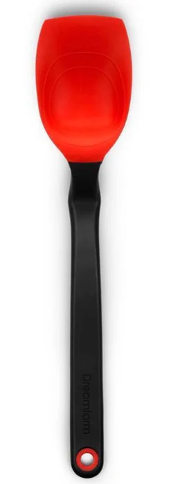 Dreamfarm Supoon Lepelspatel met Inhoudsmaat, 28cm rood