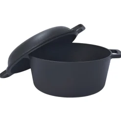 Dutch Oven Gietijzer, 26cm zwart