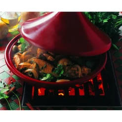 Emile Henry Flame Tajine, 32cm grand cru rood