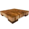 Euroceppi Verhoogd Hakblok Kopshout, 40x40x5/8cm walnoot