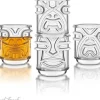 Final Touch Tiki Tumbler, transparant 4 stuks