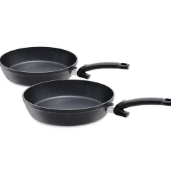 Fissler Adamant Koekenpannenset met Glasdeksels, Comfort 28cm + Classic 24cm