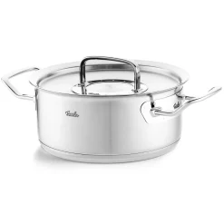 Fissler Original-Profi Collection Kookpan Laag met RVS Deksel, 16cm