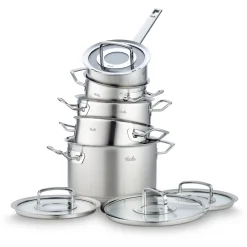 Fissler Original-Profi Collection Pannenset met Steelpan en Glasdeksels, 5-delig