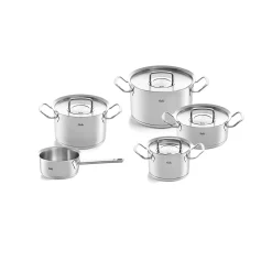 Fissler Original-Profi Collection Pannenset met Steelpan en RVS Deksels, 5-delig
