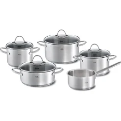 Fissler Palermo Pannenset met Glasdeksels, 5-delig