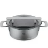 Fissler Phi Collection Kookpan Laag met Glasdeksel, 20cm