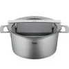 Fissler Phi Collection Kookpan met Glasdeksel, 24cm