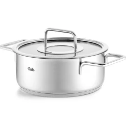 Fissler Pure Collection Kookpan Laag met Glasdeksel, 24cm