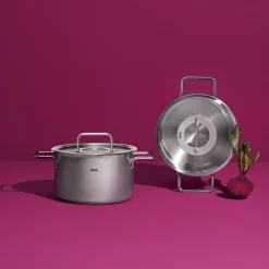 Fissler Pure Collection Kookpan Laag met Glasdeksel, 24cm