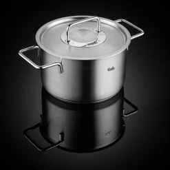 Fissler Pure Collection Pannenset met RVS Deksels, 4-delig
