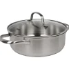 Fissler San Francisco Kookpan Laag met Glasdeksel, 20cm