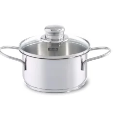 Fissler Snacky Kookpan met Glasdeksel, 12cm