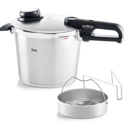 Fissler Vitavit Premium Snelkookpan met Inzet, 6L