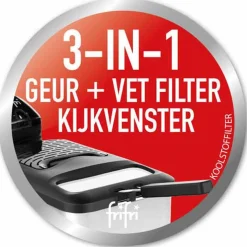 FriFri 1905B Duo Fil High Speed Classic Friteuse, 3,5L wit