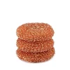 Full Circle Lucky Scrubber Koperen Spons, 3 stuks