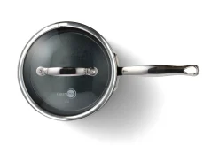 Greenpan Barcelona Pro Steelpan met Glasdeksel, 18cm