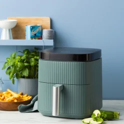 GreenPan Silhouette Airfryer XL, smokey blue