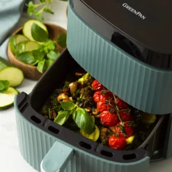 GreenPan Silhouette Airfryer XL, smokey blue
