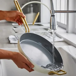 Greenpan Stanley Tucci Koekenpan met Glasdeksel, 30cm white