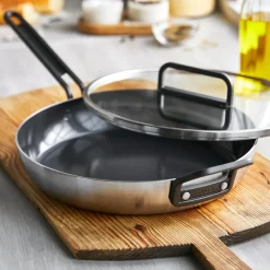 Greenpan Stanley Tucci Tri-Ply Koekenpan met Glasdeksel, 30cm RVS
