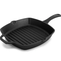 Grillpan Gietijzer, 26x26cm pre-seasoned