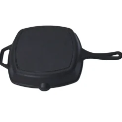 Grillpan Gietijzer, 26x26cm pre-seasoned