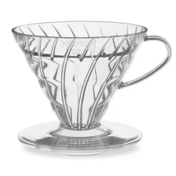 Hario V60 Dripper Filterhouder Kunststof VD-02T, maat 2 transparant