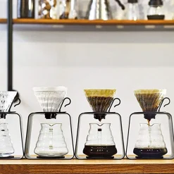 Hario V60 Dripper Filterhouder Kunststof VD-02T, maat 2 transparant