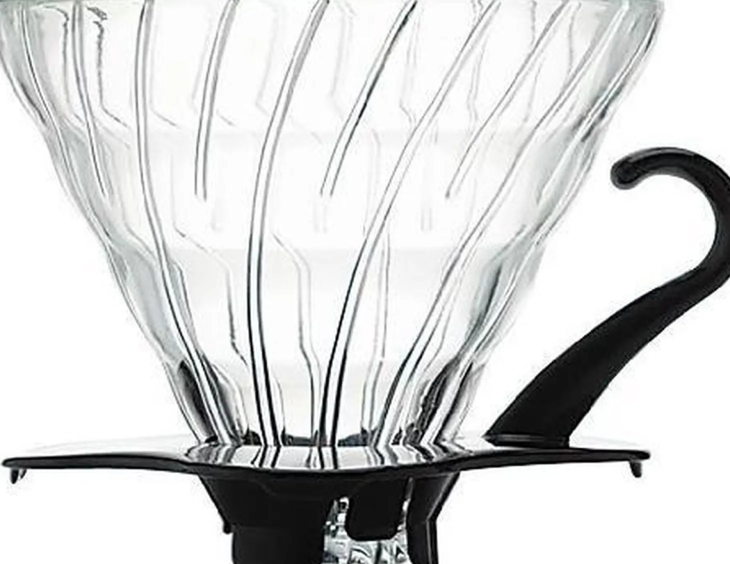Hario V60 Dripper Filterhouder Glas VDG-03B, maat 3 zwart