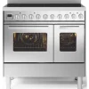 ILVE Pro Line Inductiefornuis LDBI09WM3/SS, 90cm RVS
