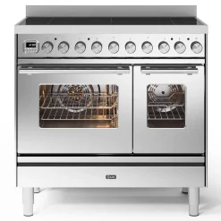 ILVE Professional Plus Inductiefornuis PDI096WE3/SS, 90cm RVS