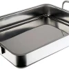 Inoxibar Braadslede met Handvatten, 40,5x32cm