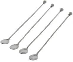 Inoxibar Cocktaillepels RVS 32cm, 4-delig