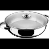 Inoxibar Ecco Hapjespan met Glasdeksel, 20cm