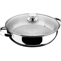 Inoxibar Ecco Hapjespan met Glasdeksel, 20cm